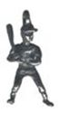 Picture of 1087   Baseball Player Charm 