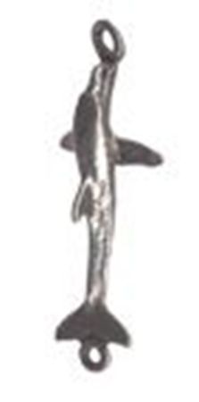 Picture of 1173   Dolphin Double Ring Charm 