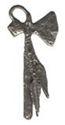 Picture of 3039   Tomahawk with feathers Pendant 