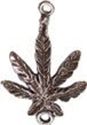 Picture of 3042   Pot Leaf Double ring Pendant 