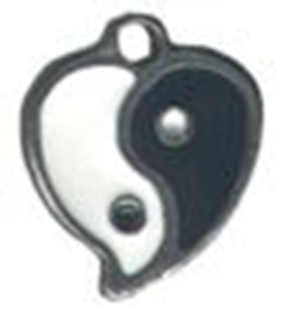 Picture of 4038   Heart Yin Yang Pendant 