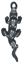 Picture of 5051   3 Frogs on Alligator Pendant 