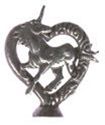 Picture of AA156   Unicorn Heart Figurine 