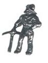 Picture of B2003   Miner Figurine 