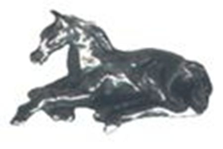 Picture of B2050   Laying Horse Figurine 