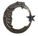 Picture of D4116   Moon & Star Eyeglass Holder Pin 