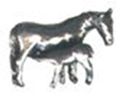 Picture of M11042   Horse and Colt Figurine 