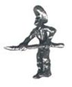 Picture of M11059   Miner Shovel Figurine 